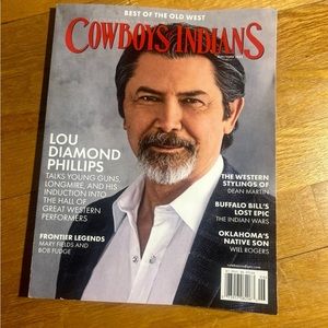 Cowboys and Indians Magazine Lou Diamon Cover!